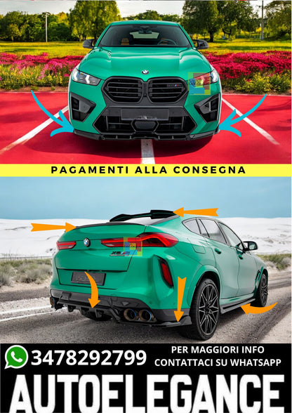 🔥Bodykit  V.1 Adatto Per BMW X6 M F96 Facelift🔥