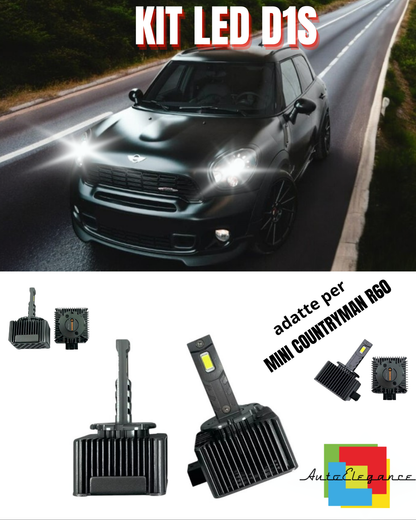 ⭐LAMPADE D1S LED 6000K DA XENON A LED MATRIX ADATTO PER MINI COUNTRYMAN R60⭐