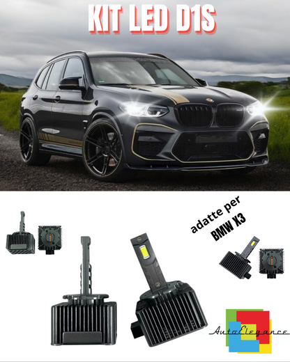 ⭐LAMPADE D1S LED 6000K DA XENON A LED MATRIX ADATTO PER BMW X3⭐