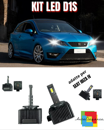 ⭐LAMPADE D1S LED 6000K DA XENON A LED MATRIX ADATTO PER SEAT IBIZA IV⭐