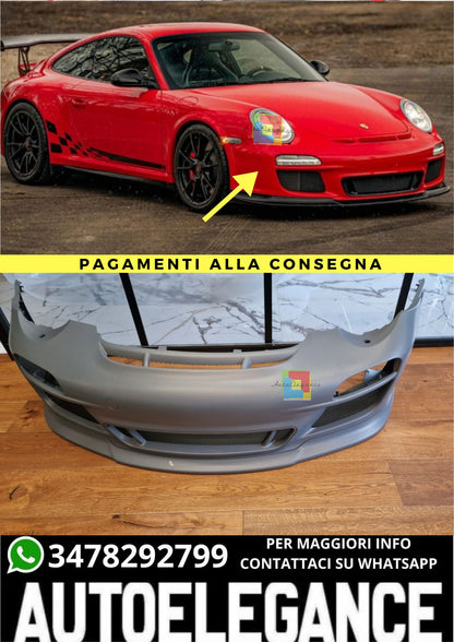 😍PARAURTI ANTERIORE Porsche 911 997 mk2 2008-2012 LOOK GT3😍
