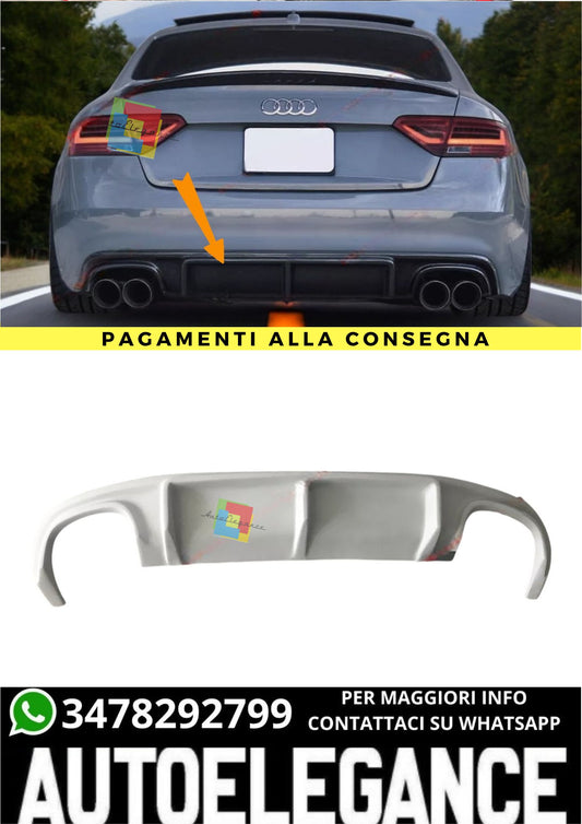 ❤️‍🔥DIFFUSORE ADATTO PER  AUDI A5 COUPE 2007-2011 ❤️‍🔥