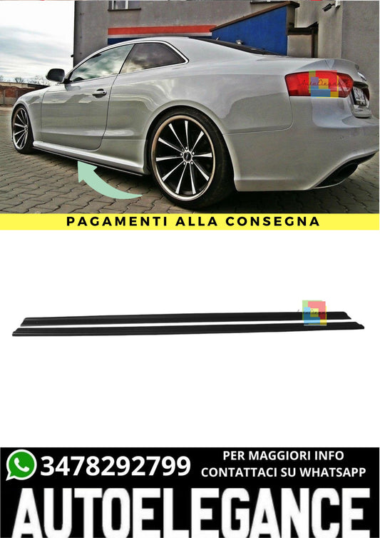 🔥Minigonne Laterali Adatto Per Audi RS5 8T / 8T FL🔥