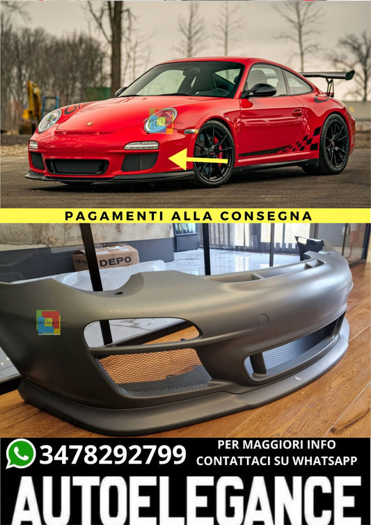 PARAURTI ANTERIORE Porsche 911 997 mk2 2008-2012 LOOK GT3