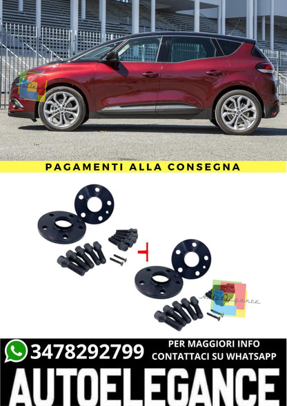 🔥KIT 4 DISTANZIALI  16+20mm adatto per  RENAULT Scenic IV dal 2016🔥