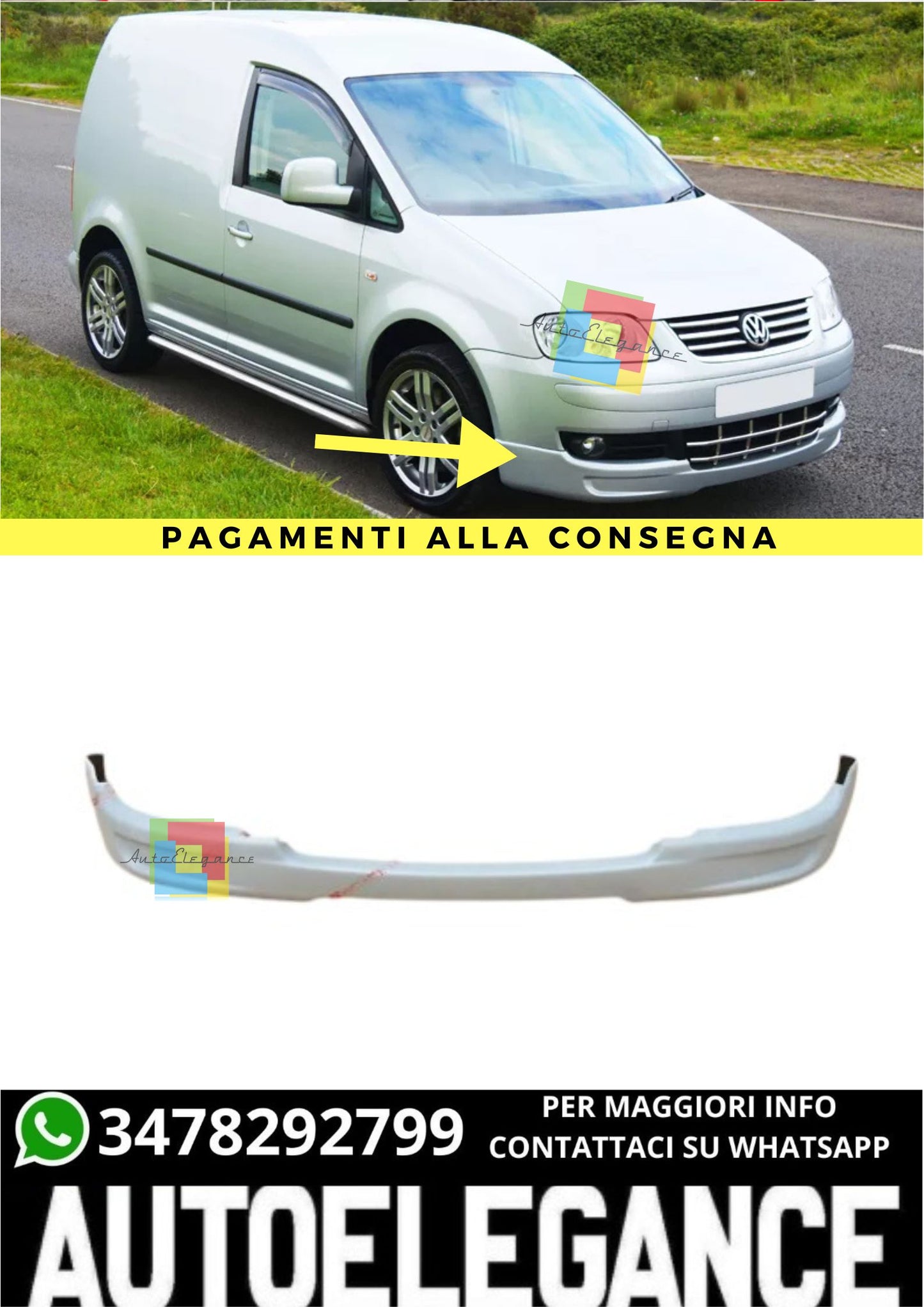 ❤️‍🔥PARAURTI ADATTO PER VW CADDY 2K MK3 ❤️‍🔥