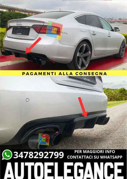 ❤️‍🔥DIFFUSORE  ADATTO PER  AUDI A5 SPORTBACK RESTYLING 2012-2016❤️‍🔥
