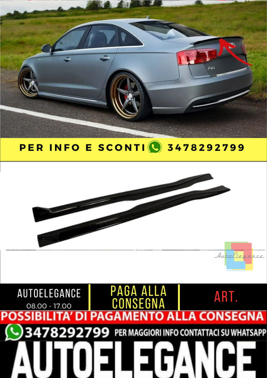 ✨Side Skirts Gloss Black Design ABS For Nissan 370Z✨