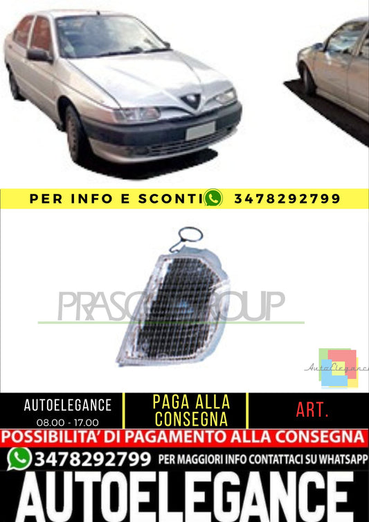 🔥AA0704014 FANALE SINISTRO -BIANCO-CON PORTALAMPADA ALFA ROMEO 145/146🔥