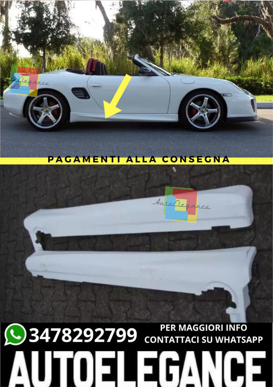 🔥MINIGONNE ADATTO PER  PORSCHE BOXSTER 986 GT3 STILE ( 1996-2004 )🔥
