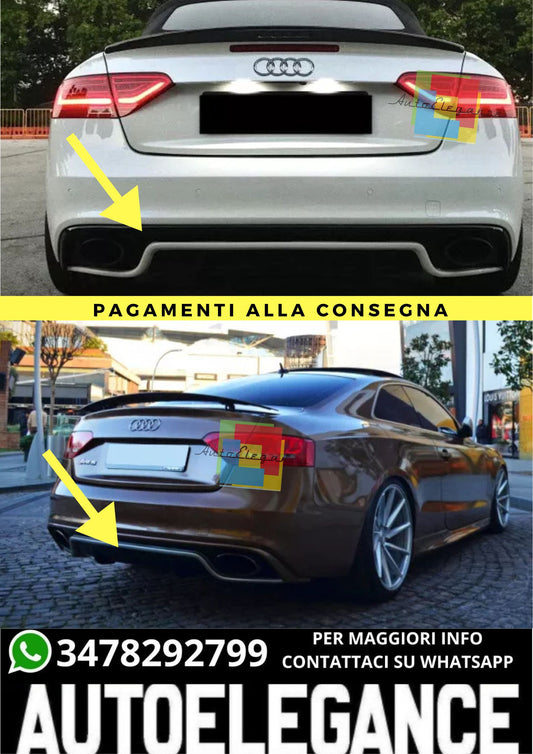 🔥DIFFUSORE ADATTO PER AUDI A5 8T S-LINE 2012-2015🔥