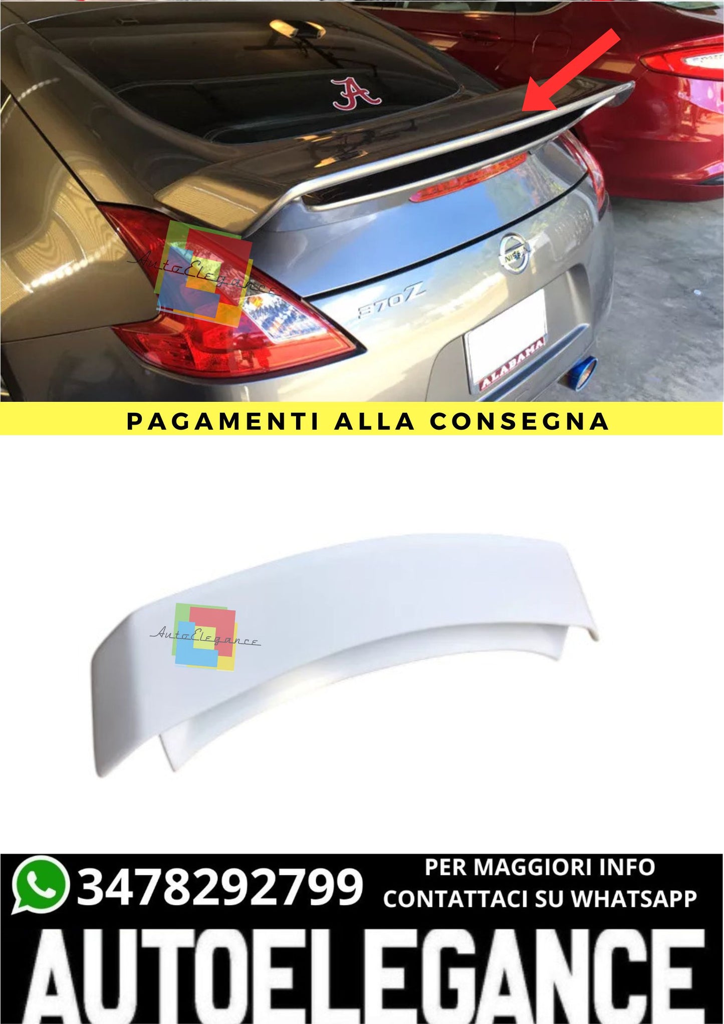 ❤️‍🔥SPOILER ADATTO PER   NISSAN 370Z / 370 Z34❤️‍🔥