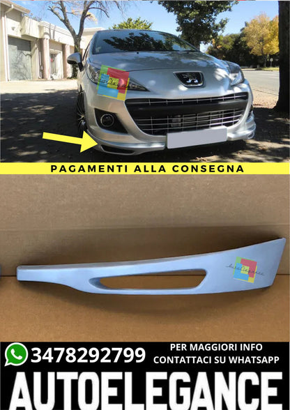 ❤️‍🔥PARAURTI ANTERIORE ADATTO PER  PEUGEOT 207 FASE 2 (2009-2012)❤️‍🔥