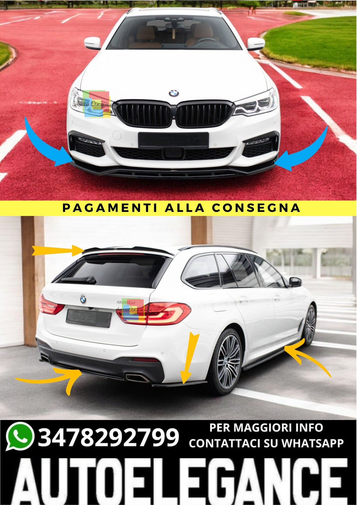 🔥Bodykit  Adatto Per BMW 5 Touring M-Pack G31🔥