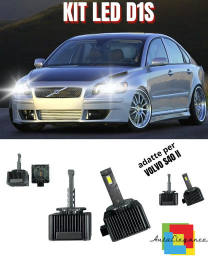 ⭐D1S LED 6000K XENON TO LED MATRIX LAMPS SUITABLE FOR VOLVO S40 II ⭐
