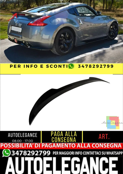 ✨SPOILER CAP Nero Lucido ABS ADATTO Per Nissan 370Z 2009-2012✨