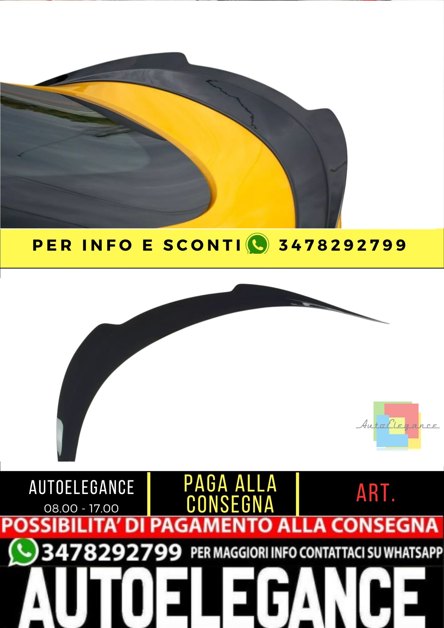 ✨SPOILER ALA AGGIUNTIVA Design Nero Lucido ABS Per Toyota Supra Mk5 2019-2020✨
