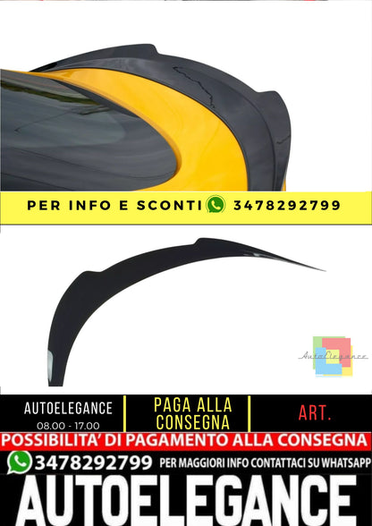 ✨SPOILER ALA AGGIUNTIVA Design Nero Lucido ABS Per Toyota Supra Mk5 2019-2020✨