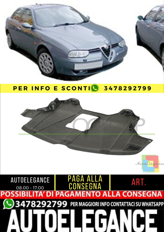 🔥AA0801001 COPRIMOTORE-INFERIORE MOD. 1.9 JTD-2.4 PER ALFA ROMEO - 156  97-03🔥