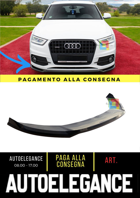 😍Front Splitter V.2 Suitable For Audi Q3 S-line 8U😍