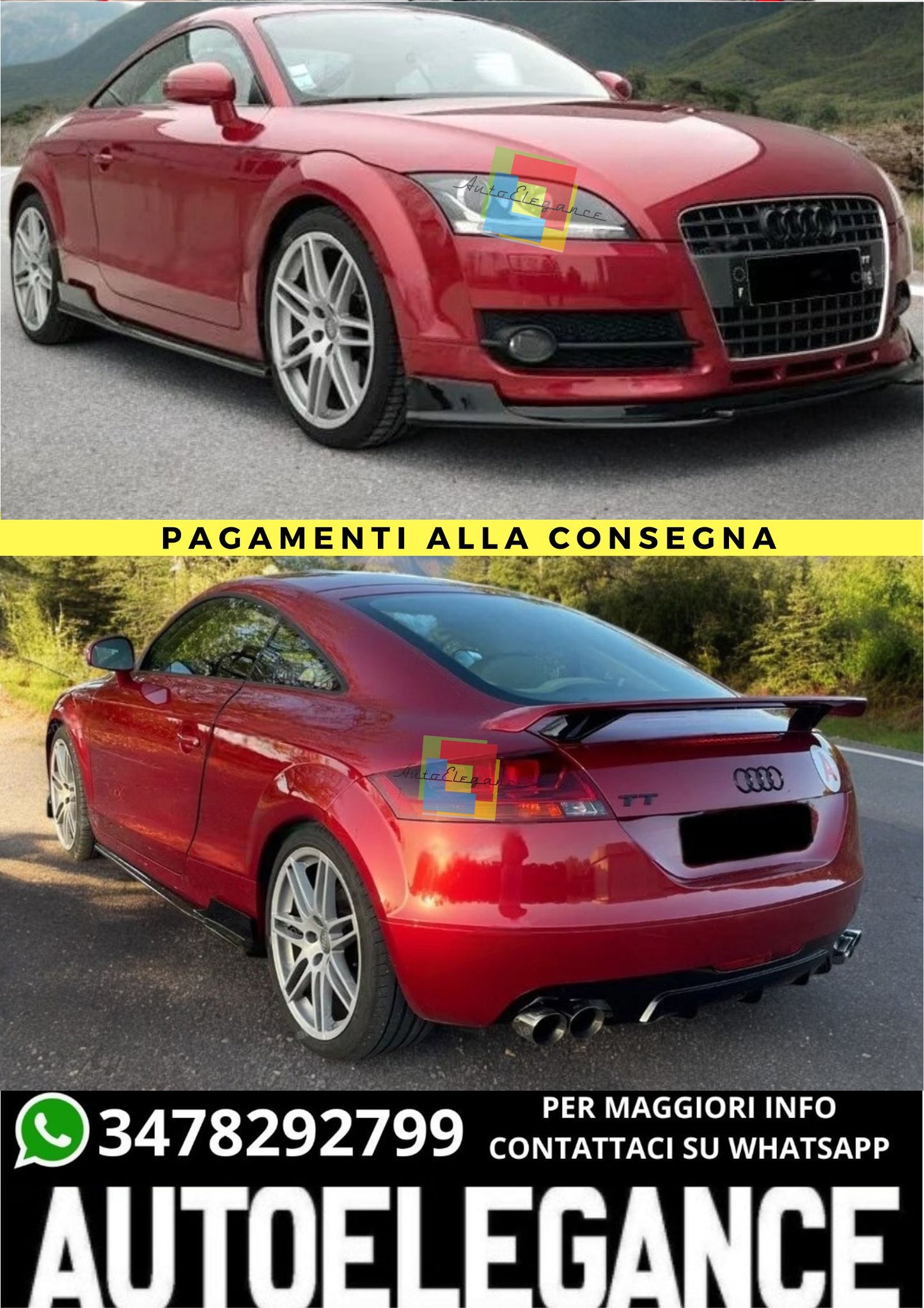 🔥BODYKITT  ADATTO PER  AUDI TT 8J 🔥