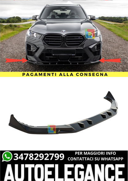 🔥Splitter Anteriore V.2 Adatto Per BMW X5 M F95 Facelift🔥
