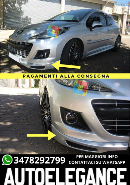 ❤️‍🔥LABBRO ANTERIORE ADATTO PER PEUGEOT 207 LIFTING (2009-2012)❤️‍🔥