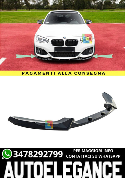 🔥Splitter Anteriore V.5 Adatto Per  BMW 1 M-Pack / M140i F20 Facelift🔥