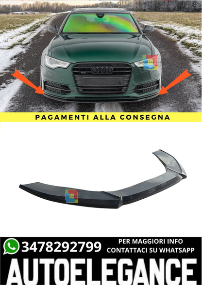 🔥Splitter Anteriore V.2 Adatto Per Audi S6/A6 S-Line🔥
