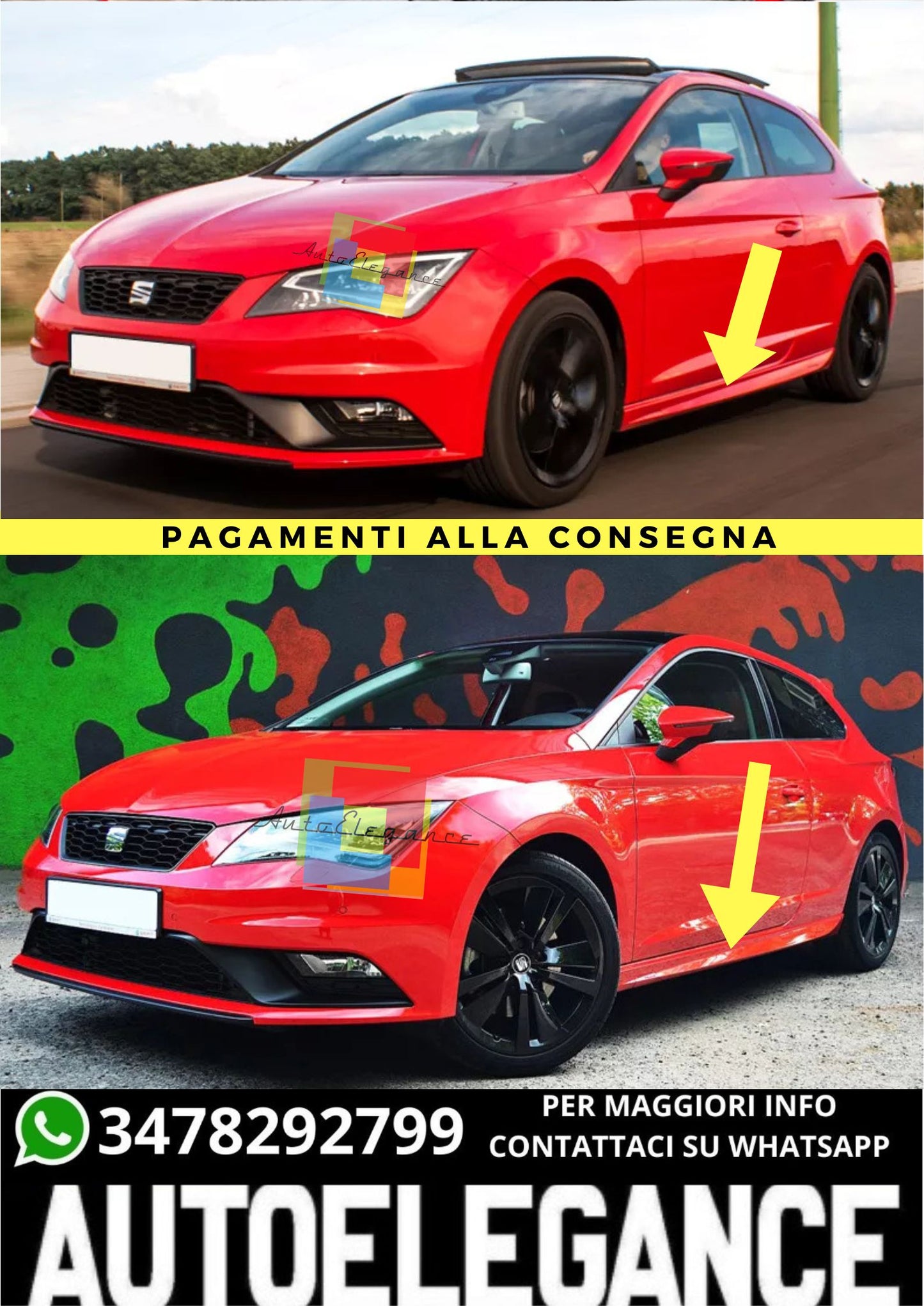 🔥MINIGONNE ADATTO PER SEAT LEON 5F SC 🔥