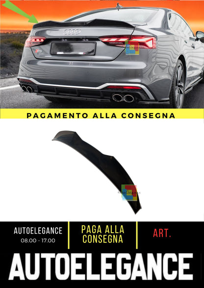 😍3D Spoiler Cap Suitable For Audi S5 Coupe / A5 S-Line Coupe F5 Facelift😍