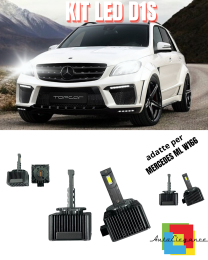 ⭐D1S LED 6000K XENON TO LED MATRIX LAMPS SUITABLE FOR MERCEDES ML W166 ⭐