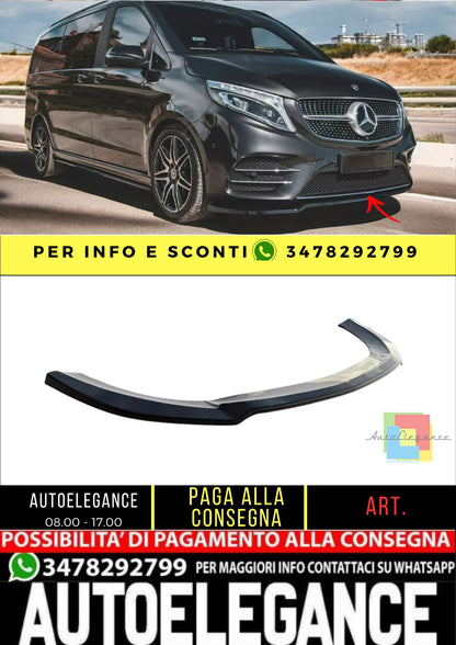 ✨SPLITTER Design ADATTO per Mercedes Classe V Amg-Line W447 FL 2019+✨
