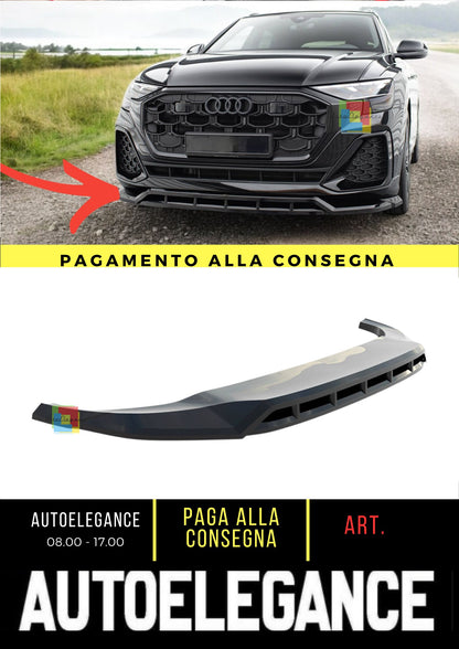 🤩Splitter anteriore adatto per Audi SQ8 / Q8 S-Line Mk1 Facelift🤩