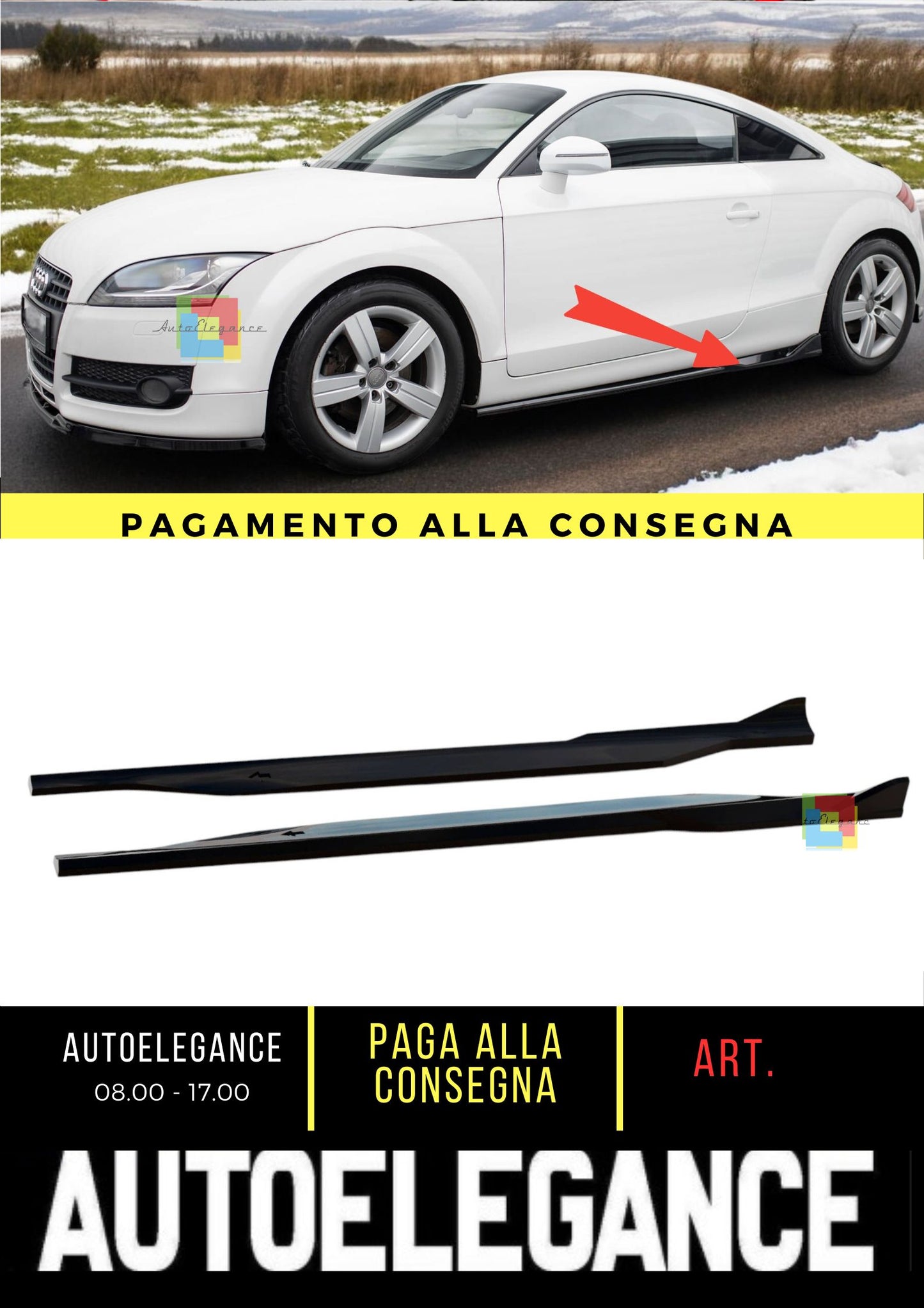 🤩Minigonne laterali adatto per Audi TT 8J🤩