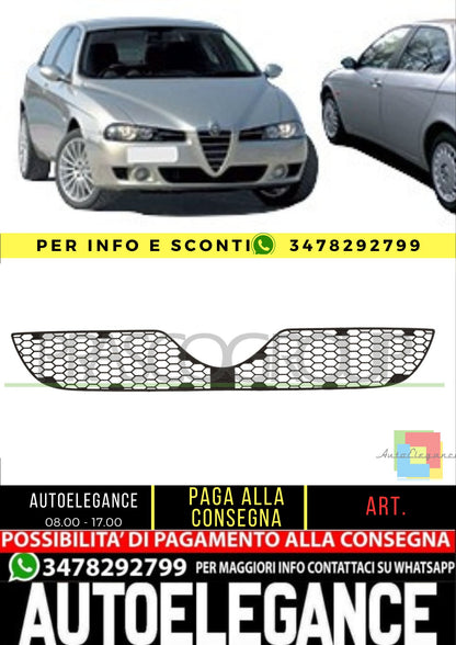 🔥AA0822120 GRIGLIA PARAURTI ANTERIORE-INFERIOR PER ALFA ROMEO - 156 2003-2005🔥