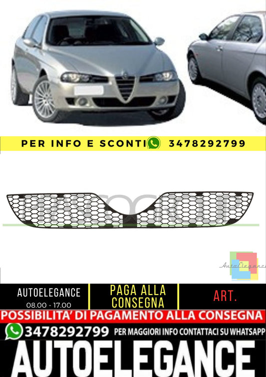 🔥AA0822120 FRONT BUMPER GRILLE - LOWER FOR ALFA ROMEO - 156 2003-2005🔥