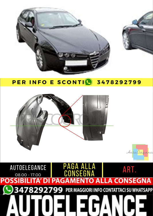 🔥AA0903604 PASSARUOTA ANTERIORE SINISTRO ADATTO PER ALFA ROMEO 159 2005-2011🔥