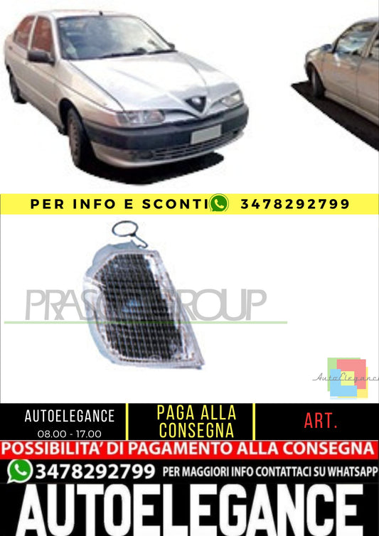 🔥AA0704013 FANALE ANTERIORE DESTRO-BIANCO-CON PORTALAMPADA ALFA ROMEO 145/146🔥