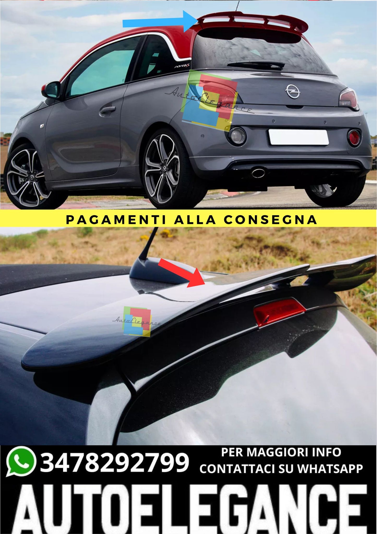 🔥SPOILER ADATTO PER OPEL ADAM🔥