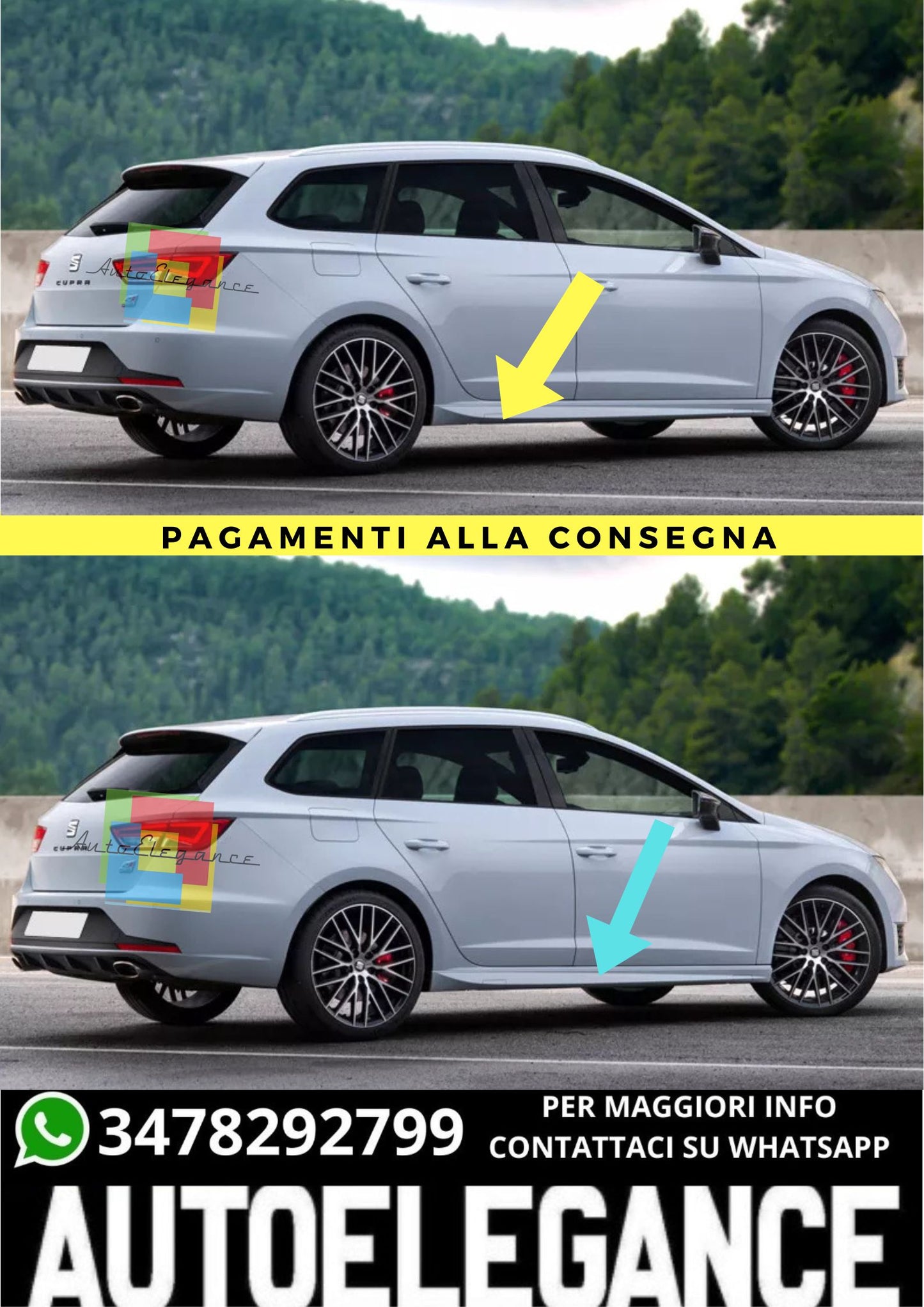 🔥MINIGONNE ADATTO PER SEAT LEON 5F ST🔥