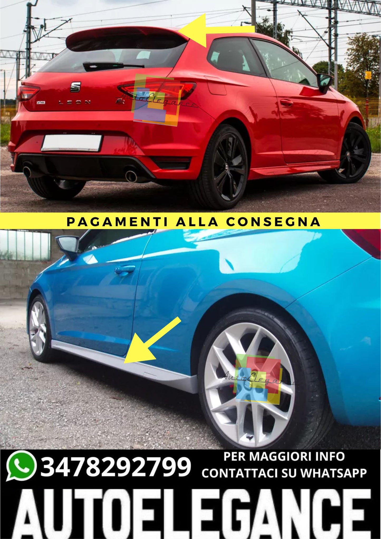 🔥MINIGONNE  ADATTO PER SEAT LEON 5F SC 3 PORTE🔥