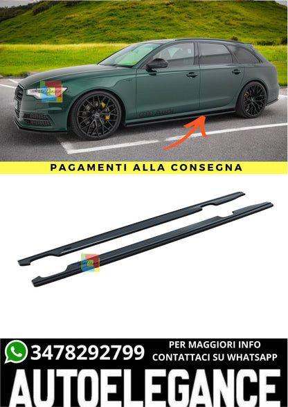 🔥Sottominigonne Laterali Adatto Per Audi S6 / A6 S-Line C7🔥
