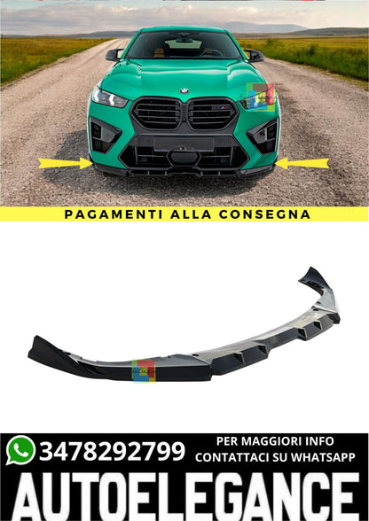 🔥Splitter Anteriore V.1 Adatto Per BMW X6 M F96 Facelift🔥