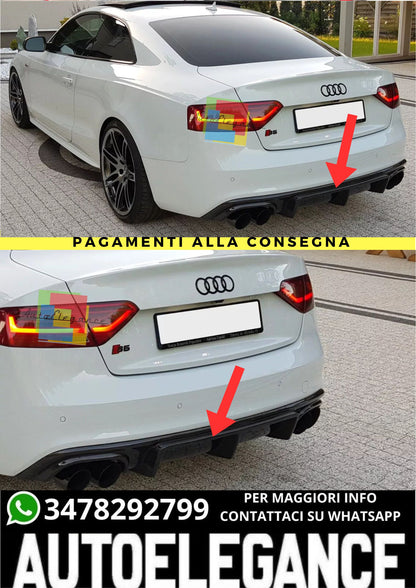 🔥DIFFUSORE ADATTO PER  AUDI A5 8T S-LINE LIFT 2012-2016 🔥
