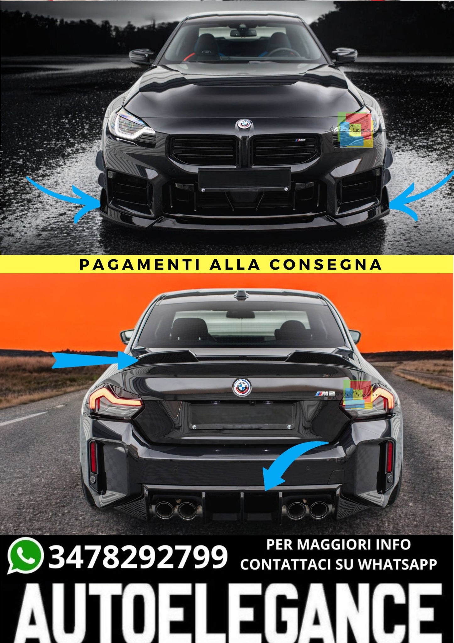 🔥Bodykit Adatto Per BMW M2 G87🔥