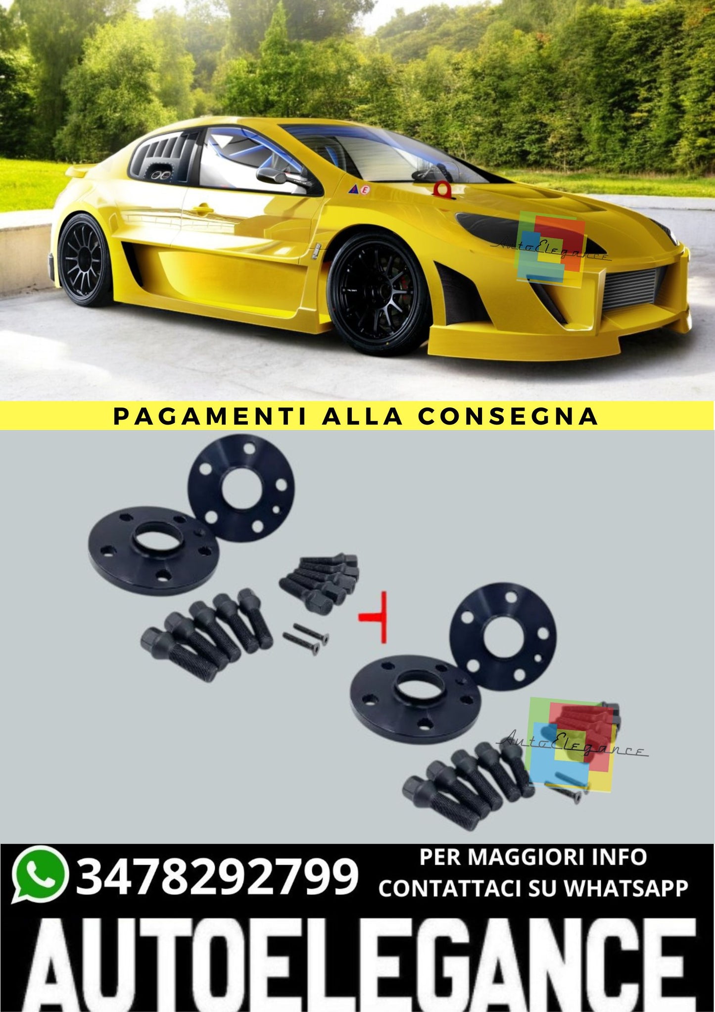 🔥KIT 4 DISTANZIALI  16+20mm adatto per  PEUGEOT 407 Coupe 05 11 5 fori🔥