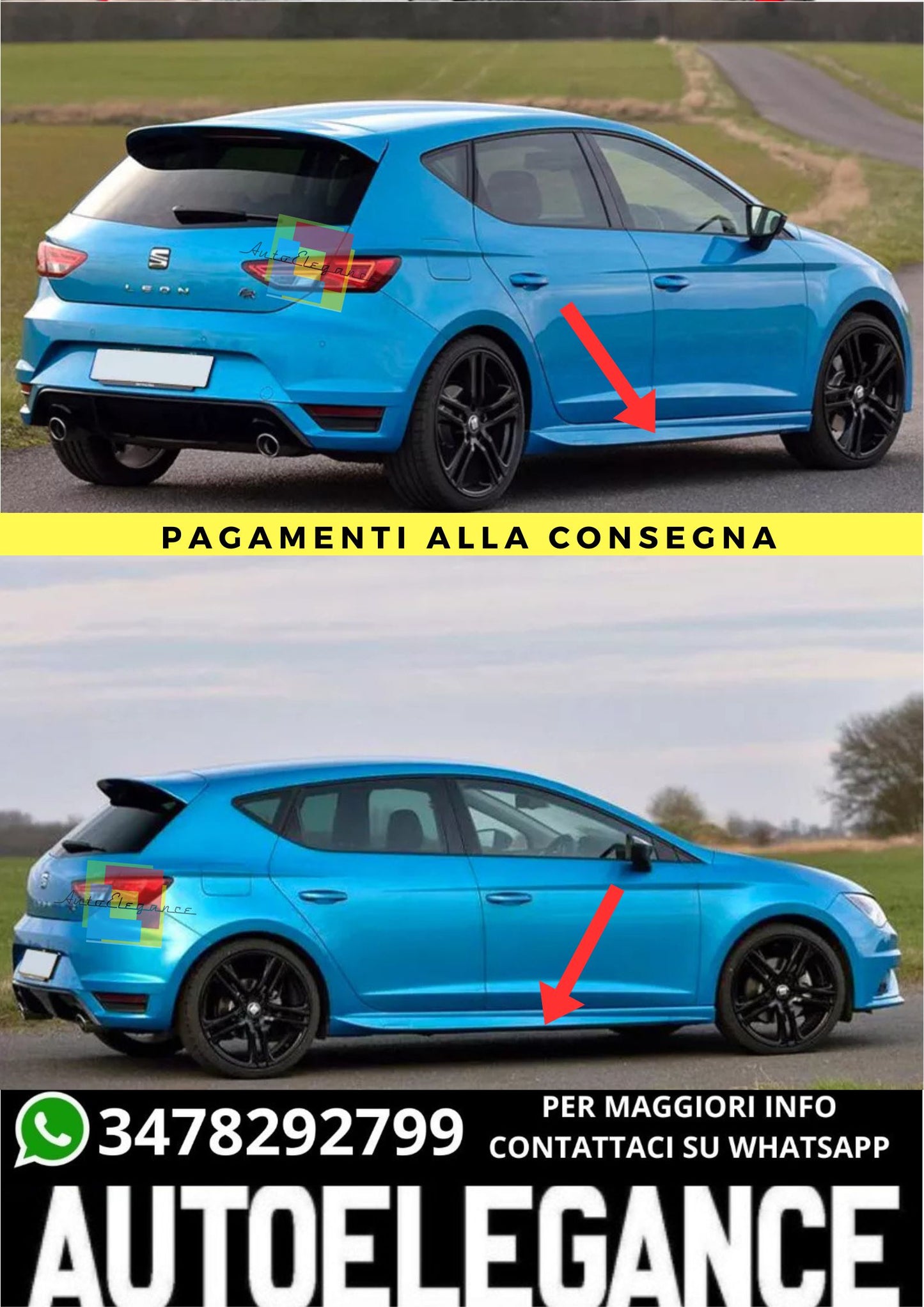 ❤️‍🔥MINIGONNEADATTO PER  SEAT LEON 5 F❤️‍🔥