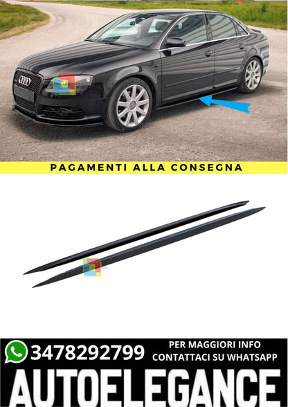 🔥 Minigonne laterali V.1 Adatto Per Audi S4/A4/A4 S-Line B6/B7🔥