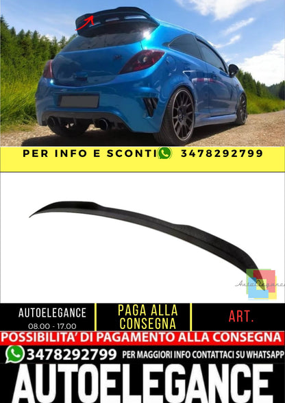 ✨Spoiler ala aggiuntiva PER VAUXHALL/OPEL CORSA D VXR (2004-2014)✨